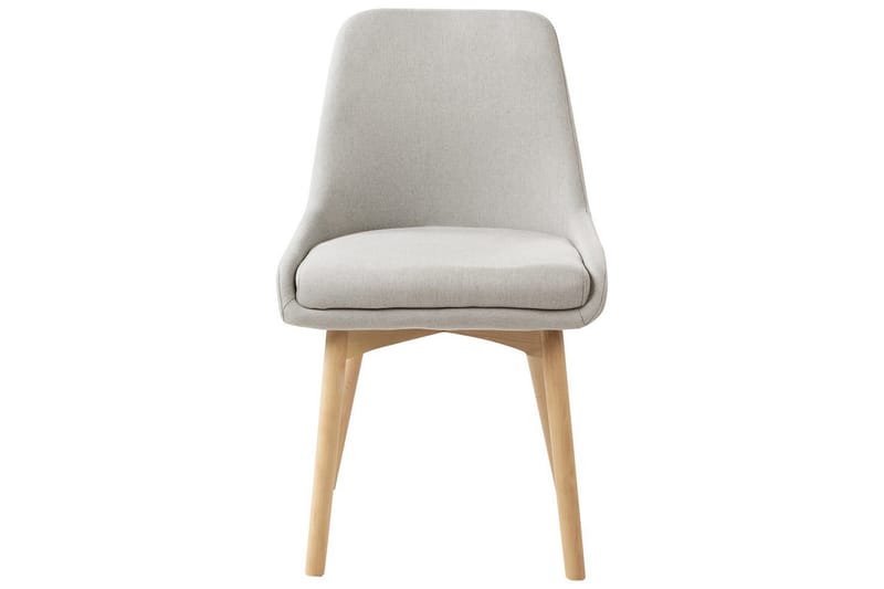 Sett med 2 spisestuestoler Melfort - Grå, lyst tre - Møbler - Stoler - Spisestuestoler & kjøkkenstoler