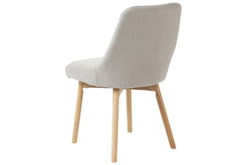 Sett med 2 spisestuestoler Melfort - Grå, lyst tre - Møbler - Stoler - Spisestuestoler & kjøkkenstoler