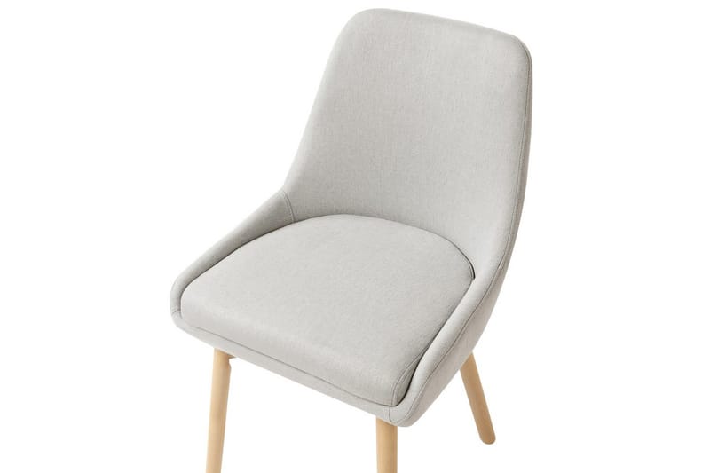 Sett med 2 spisestuestoler Melfort - Grå, lyst tre - Møbler - Stoler - Spisestuestoler & kjøkkenstoler