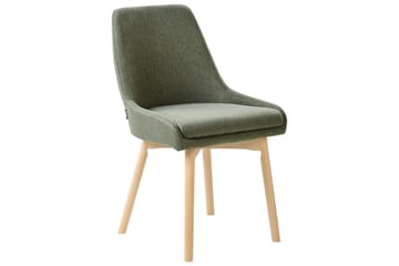 Sett med 2 spisestuestoler Melfort - Grønt, lyst treverk - Møbler - Stoler - Spisestuestoler & kjøkkenstoler