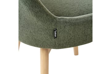 Sett med 2 spisestuestoler Melfort - Grønt, lyst treverk - Møbler - Stoler - Spisestuestoler & kjøkkenstoler