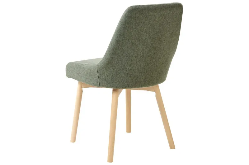 Sett med 2 spisestuestoler Melfort - Grønt, lyst treverk - Møbler - Stoler - Spisestuestoler & kjøkkenstoler