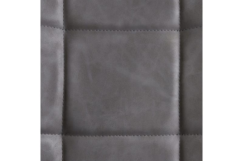 Sett med 2 spisestuestoler Melrose - Grå, svart - Møbler - Stoler - Spisestuestoler & kjøkkenstoler