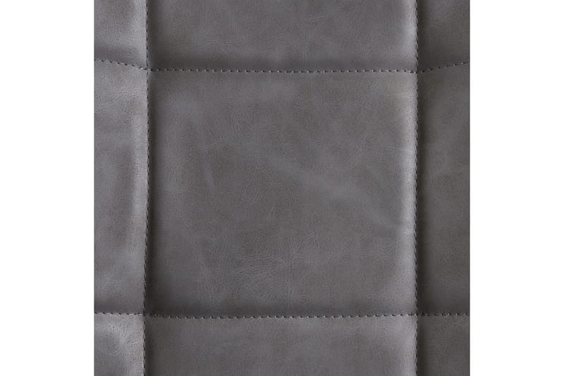 Sett med 2 spisestuestoler Melrose - Grå, svart - Møbler - Stoler - Spisestuestoler & kjøkkenstoler