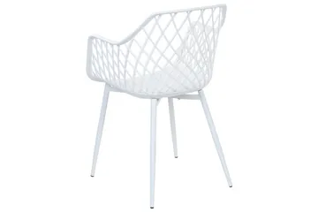 Sett med 2 spisestuestoler Nashua ll - Hvit - Møbler - Stoler - Spisestuestoler & kjøkkenstoler