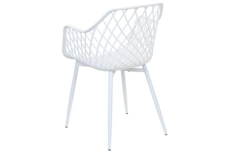 Sett med 2 spisestuestoler Nashua ll - Hvit - Møbler - Stoler - Spisestuestoler & kjøkkenstoler