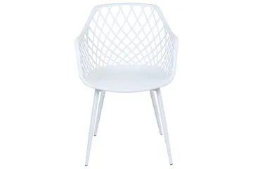 Sett med 2 spisestuestoler Nashua ll - Hvit - Møbler - Stoler - Spisestuestoler & kjøkkenstoler