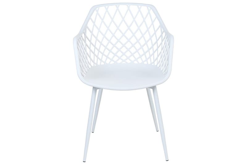 Sett med 2 spisestuestoler Nashua ll - Hvit - Møbler - Stoler - Spisestuestoler & kjøkkenstoler