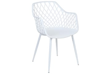 Sett med 2 spisestuestoler Nashua ll - Hvit - Møbler - Stoler - Spisestuestoler & kjøkkenstoler