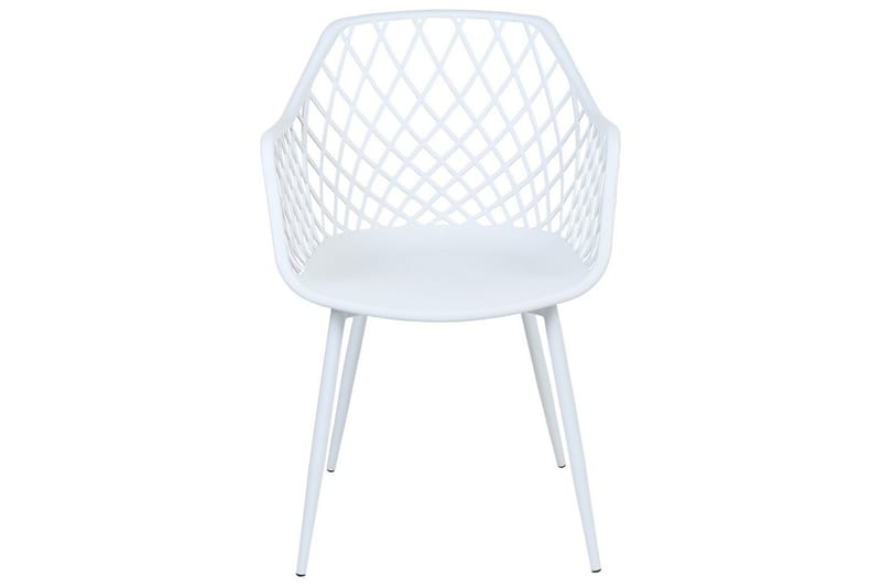 Sett med 2 spisestuestoler Nashua ll - Hvit - Møbler - Stoler - Spisestuestoler & kjøkkenstoler