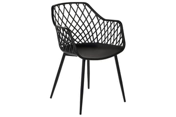 Sett med 2 spisestuestoler Nashua ll - Svart - Møbler - Stoler - Spisestuestoler & kjøkkenstoler