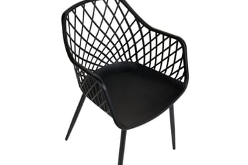 Sett med 2 spisestuestoler Nashua ll - Svart - Møbler - Stoler - Spisestuestoler & kjøkkenstoler