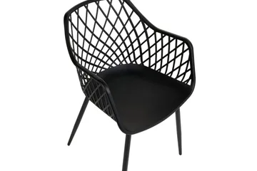 Sett med 2 spisestuestoler Nashua ll - Svart - Møbler - Stoler - Spisestuestoler & kjøkkenstoler