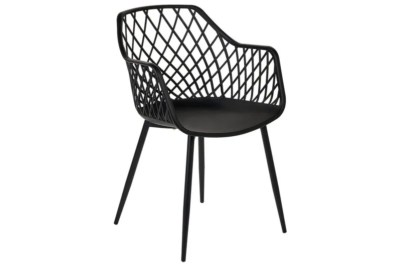 Sett med 2 spisestuestoler Nashua ll - Svart - Møbler - Stoler - Spisestuestoler & kjøkkenstoler