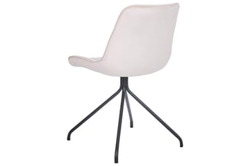 Sett med 2 spisestuestoler Navasota - Beige - Møbler - Stoler - Spisestuestoler & kjøkkenstoler