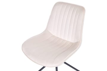 Sett med 2 spisestuestoler Navasota - Beige - Møbler - Stoler - Spisestuestoler & kjøkkenstoler