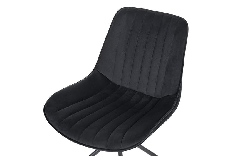 Sett med 2 spisestuestoler Navasota - Svart - Møbler - Stoler - Spisestuestoler & kjøkkenstoler