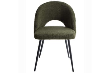 Sett med 2 spisestuestoler Onaga - Grønn, Svart - Møbler - Stoler - Spisestuestoler & kjøkkenstoler