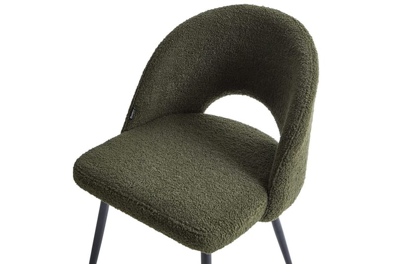 Sett med 2 spisestuestoler Onaga - Grønn, Svart - Møbler - Stoler - Spisestuestoler & kjøkkenstoler