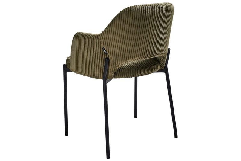 Sett med 2 spisestuestoler Raton - Grønn, svart - Møbler - Stoler - Spisestuestoler & kjøkkenstoler