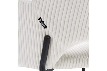 Sett med 2 spisestuestoler Raton - Hvit, Svart - Møbler - Stoler - Spisestuestoler & kjøkkenstoler