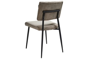 Sett med 2 spisestuestoler Sturgis - Beige, svart - Møbler - Stoler - Spisestuestoler & kjøkkenstoler