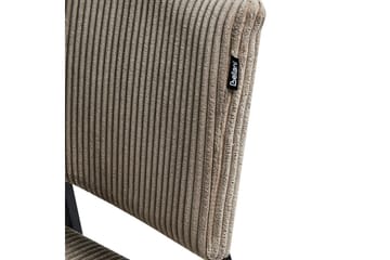 Sett med 2 spisestuestoler Sturgis - Beige, svart - Møbler - Stoler - Spisestuestoler & kjøkkenstoler