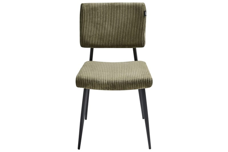 Sett med 2 spisestuestoler Sturgis - Grønn, svart - Møbler - Stoler - Spisestuestoler & kjøkkenstoler