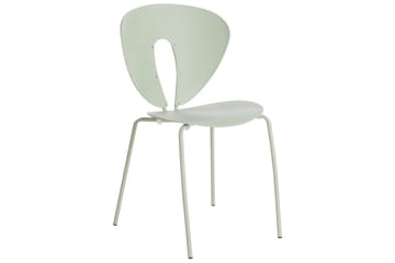 Sett med 2 spisestuestoler Tracy - Grønn, sølv - Møbler - Stoler - Spisestuestoler & kjøkkenstoler