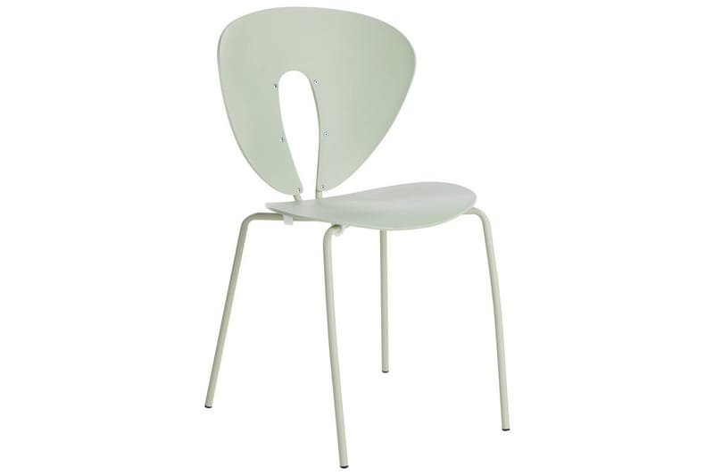 Sett med 2 spisestuestoler Tracy - Grønn, sølv - Møbler - Stoler - Spisestuestoler & kjøkkenstoler