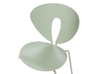 Sett med 2 spisestuestoler Tracy - Grønn, sølv - Møbler - Stoler - Spisestuestoler & kjøkkenstoler