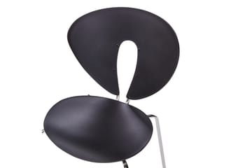 Sett med 2 spisestuestoler Tracy - Svart, Sølv - Møbler - Stoler - Spisestuestoler & kjøkkenstoler