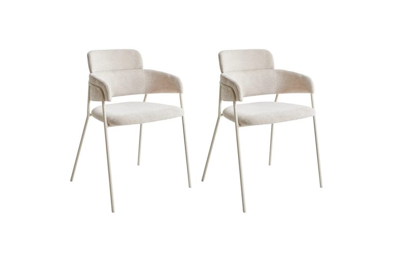 Sett med 2 spisestuestoler Paonia