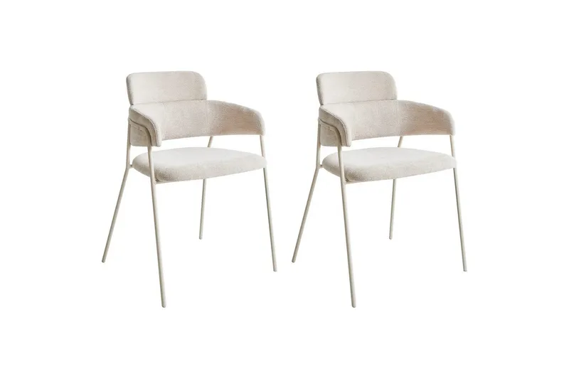 Sett med 2 spisestuestoler Paonia