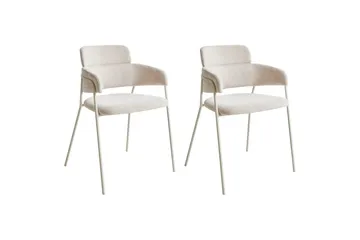 Sett med 2 spisestuestoler Paonia - Møbler - Stoler - Spisestuestoler & kjøkkenstoler