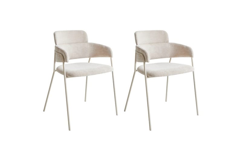 Sett med 2 spisestuestoler Paonia