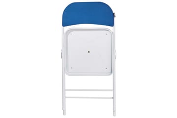 Sett med 4 klappstoler Sparks - Blå, Hvit - Møbler - Stoler - Klappstol & stablingsbare stoler