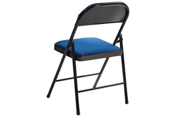 Sett med 4 klappstoler Sparks - Blå, Svart - Møbler - Stoler - Klappstol & stablingsbare stoler