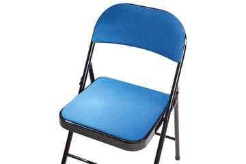 Sett med 4 klappstoler Sparks - Blå, Svart - Møbler - Stoler - Klappstol & stablingsbare stoler