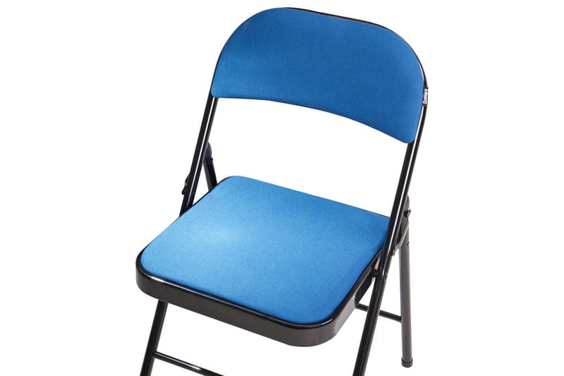 Sett med 4 klappstoler Sparks - Blå, Svart - Møbler - Stoler - Klappstol & stablingsbare stoler