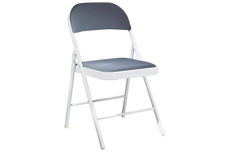 Sett med 4 klappstoler Sparks - Grå, hvit - Møbler - Stoler - Klappstol & stablingsbare stoler