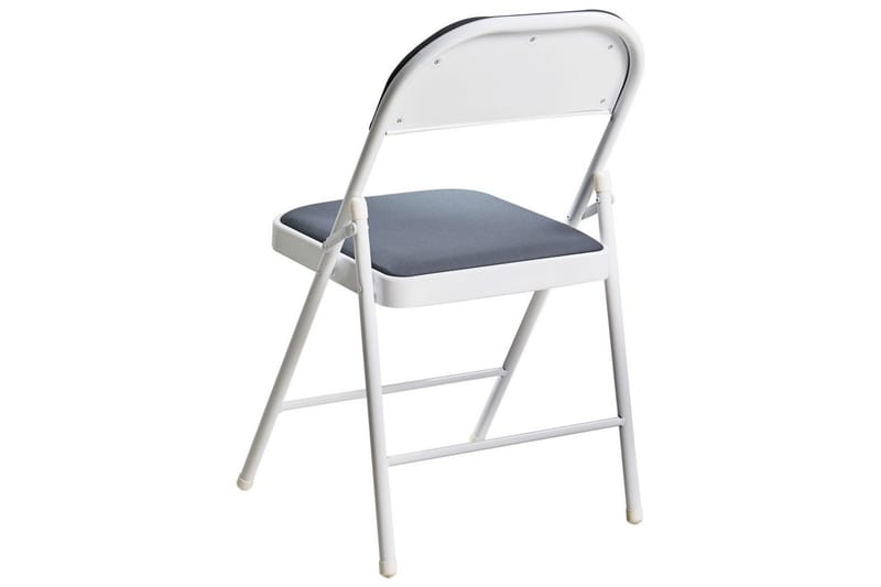 Sett med 4 klappstoler Sparks - Grå, hvit - Møbler - Stoler - Klappstol & stablingsbare stoler