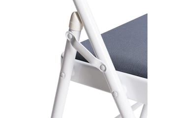 Sett med 4 klappstoler Sparks - Grå, hvit - Møbler - Stoler - Klappstol & stablingsbare stoler