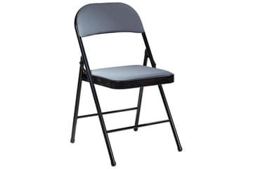 Sett med 4 klappstoler Sparks - Grå, svart - Møbler - Stoler - Klappstol & stablingsbare stoler