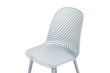 Sett med 4 spisestoler Emory - Blå - Møbler - Stoler - Spisestuestoler & kjøkkenstoler