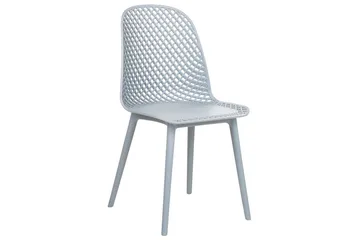 Sett med 4 spisestoler Emory - Blå - Møbler - Stoler - Spisestuestoler & kjøkkenstoler