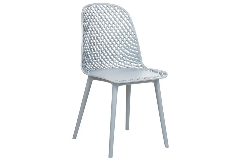 Sett med 4 spisestoler Emory - Blå - Møbler - Stoler - Spisestuestoler & kjøkkenstoler