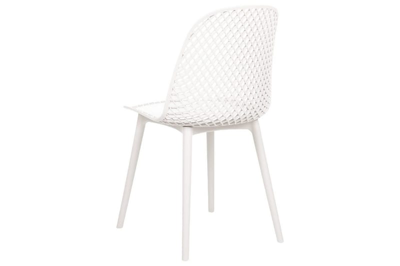 Sett med 4 spisestoler Emory - Hvit - Møbler - Stoler - Spisestuestoler & kjøkkenstoler