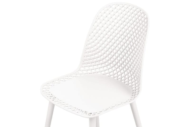 Sett med 4 spisestoler Emory - Hvit - Møbler - Stoler - Spisestuestoler & kjøkkenstoler