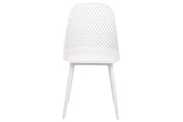 Sett med 4 spisestoler Emory - Hvit - Møbler - Stoler - Spisestuestoler & kjøkkenstoler